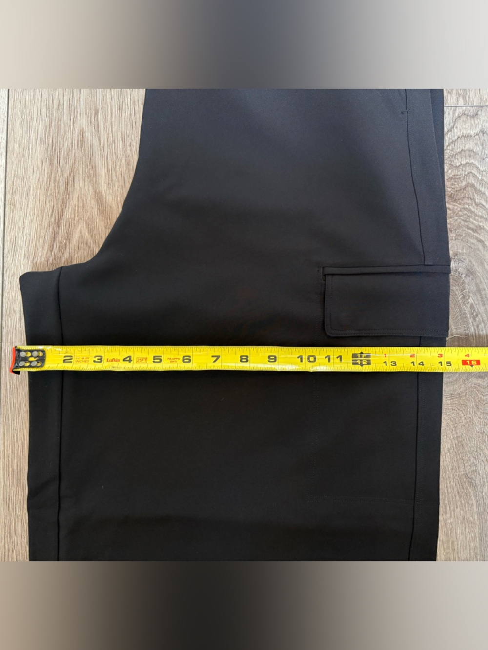 Athleta Promenade Cargo Pant Black L Tall NWT Wide Leg Travel Hiking Athleisure - Picture 5 of 10